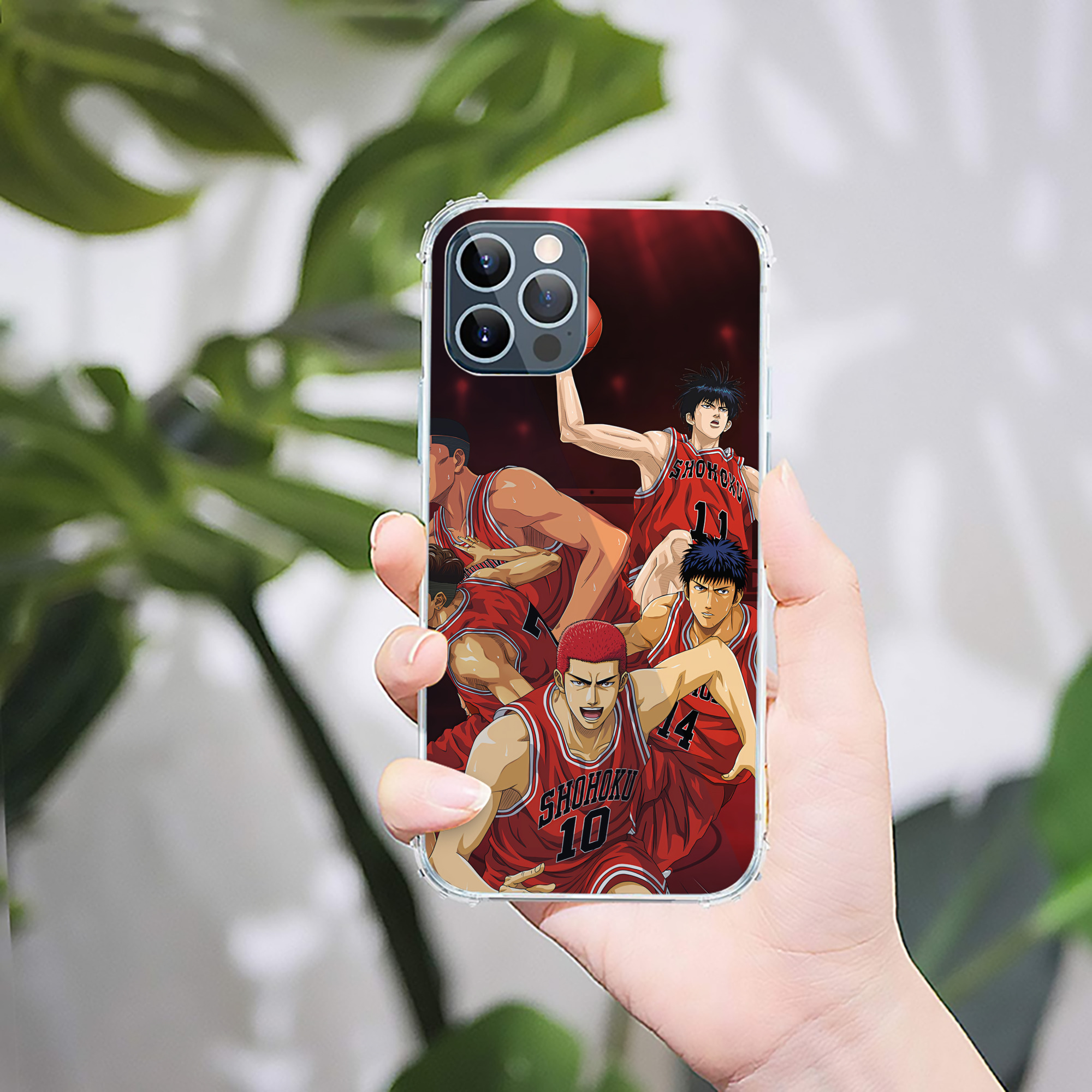 （画像用） SLAM DUNK／スラムダンク 【iPhone 12シリーズ対応】透明スマホケース（クリアソフトケース）
